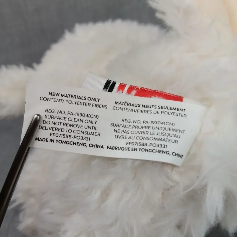 Fiesta Sitting Lamb  Plush Scruffy Jesus Loves Me on Foot Soft Stuffed Animal